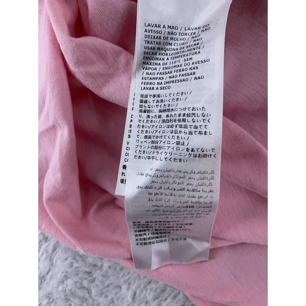 Gucci X Doraemon Shirt Mens Small Pink Made in Italy Anime Designer Tee Cartoon